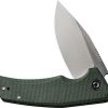 Civivi Regulatron Linerlock - Green Canvas Micarta