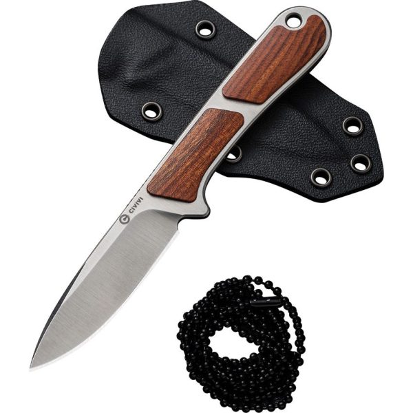 Civivi Mini Elementum Fixed Blade Guibourtia Wood Nitro V
