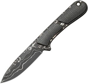 Civivi Mini Elementum Damascus Steel Green Micarta Fixed Blade