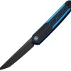Civivi KwaiQ Linerlock Folding Knife 3in Nitro V Tanto Blue