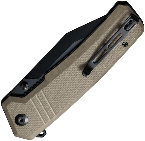 Civivi Bhaltair Linerlock Tan G10 Tanto