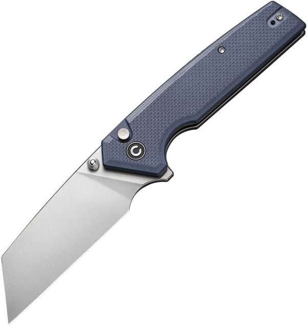 Civivi Amirite Button Lock Blue-Gray G10