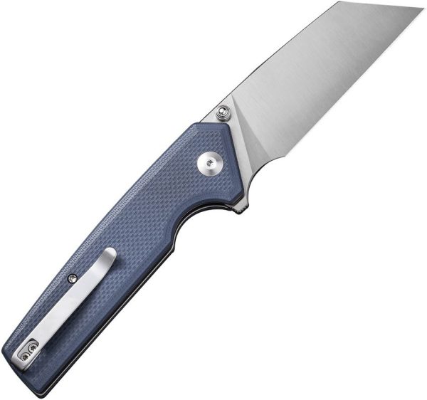 Civivi Amirite Button Lock Blue-Gray G10