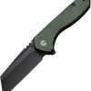 Civivi ExOne Linerlock Green Micarta Folding Knife