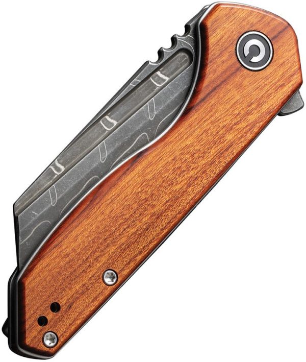 CIVC23036DS1_add_05.jpg Civivi ExOne Damascus Linerlock Guibourtia Wood