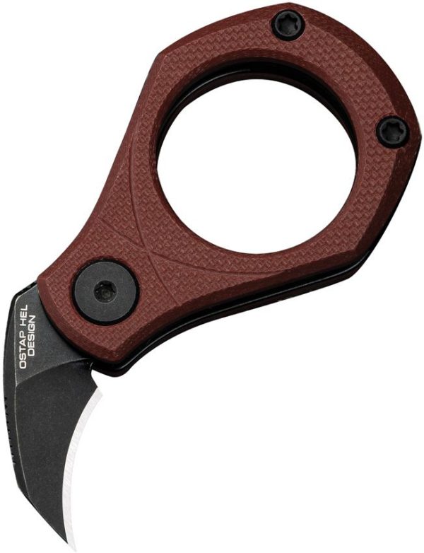 Civivi Pyrus Slip Joint Hawkbill Burgundy G10