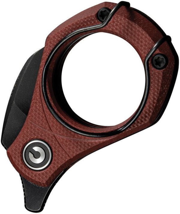 Civivi Pyrus Slip Joint Hawkbill Burgundy G10