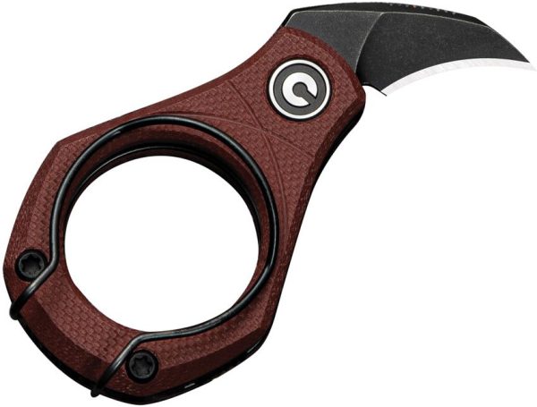 Civivi Pyrus Slip Joint Hawkbill Burgundy G10