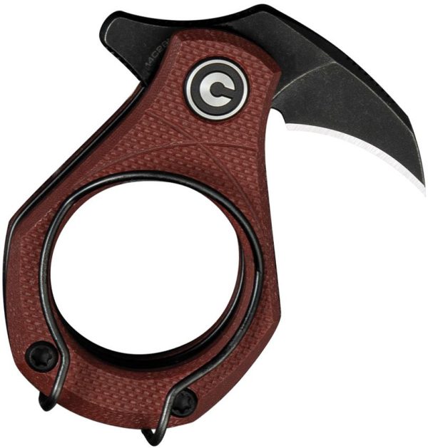 Civivi Pyrus Slip Joint Hawkbill Burgundy G10