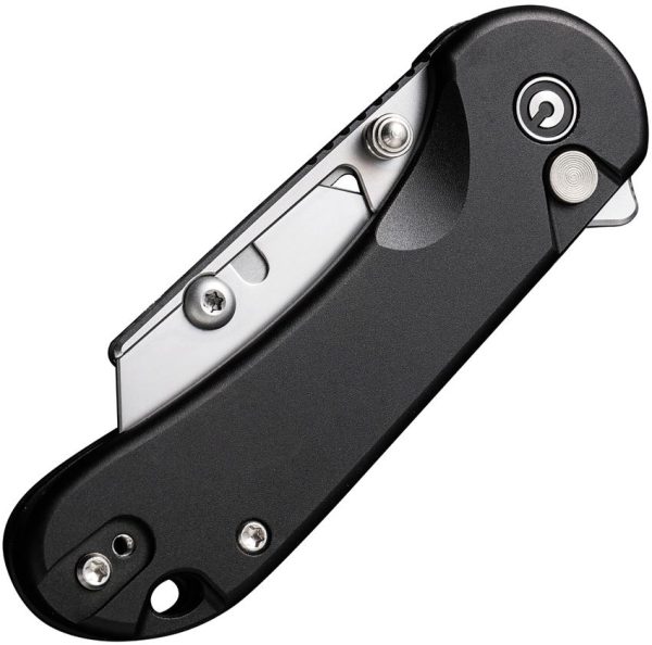 Civivi Elementum Utility Button Lock Black Aluminum