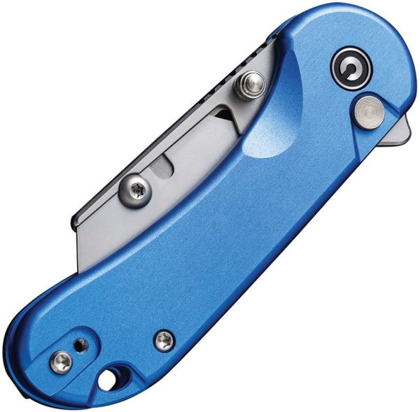 Civivi Elementum Utility Button Lock Blue Aluminum