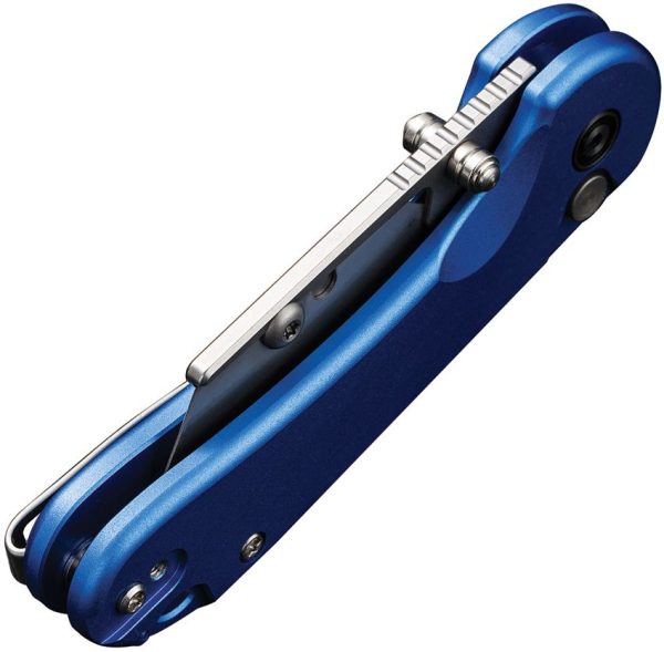 Civivi Elementum Utility Button Lock Blue Aluminum