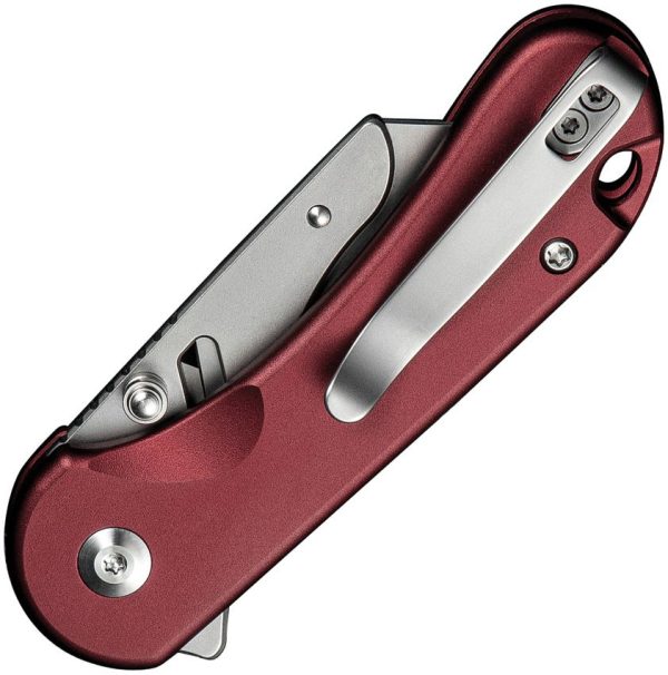 Civivi Elementum Utility Button Lock - Burgundy