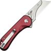 Civivi Elementum Utility Button Lock - Burgundy