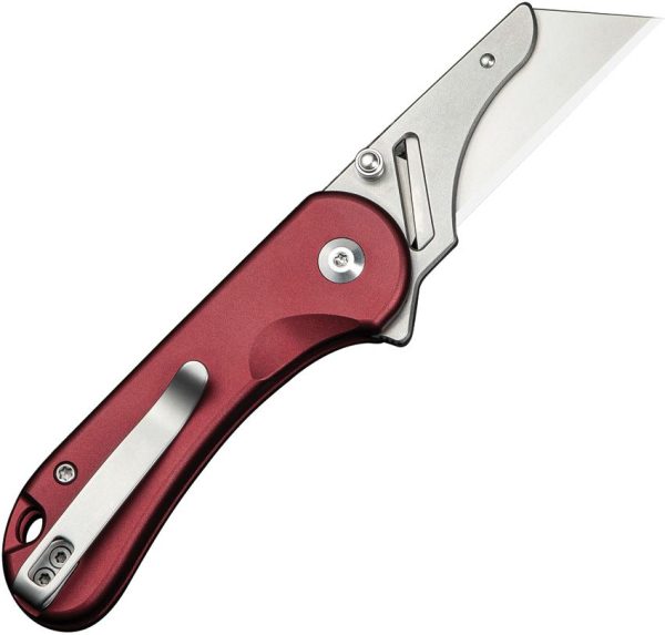 Civivi Elementum Utility Button Lock - Burgundy