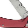 Civivi Elementum Utility Button Lock - Burgundy