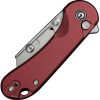 Civivi Elementum Utility Button Lock - Burgundy