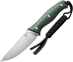 Civivi Stormridge Fixed Blade - Green Micarta