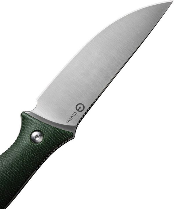 Civivi Stormridge Fixed Blade - Green Micarta