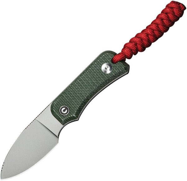 Civivi Baby Banter Fixed Blade - Green Micarta Nitro V