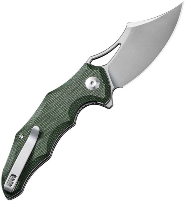 CIVC230462_add_02.jpg Civivi Chiro Linerlock - Green Micarta 14C28N