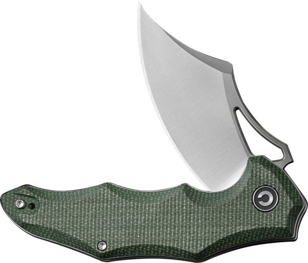 CIVC230462_add_03.jpg Civivi Chiro Linerlock - Green Micarta 14C28N