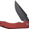 Civivi Bluetick Linerlock - Burgundy G10 Drop Point
