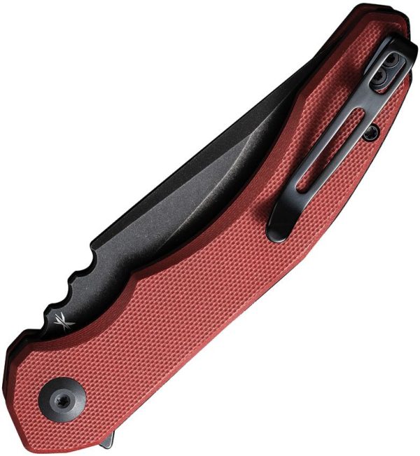 Civivi Bluetick Linerlock - Burgundy G10 Drop Point