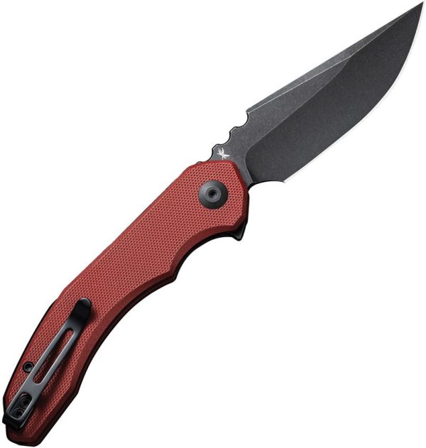 Civivi Bluetick Linerlock - Burgundy G10 Drop Point