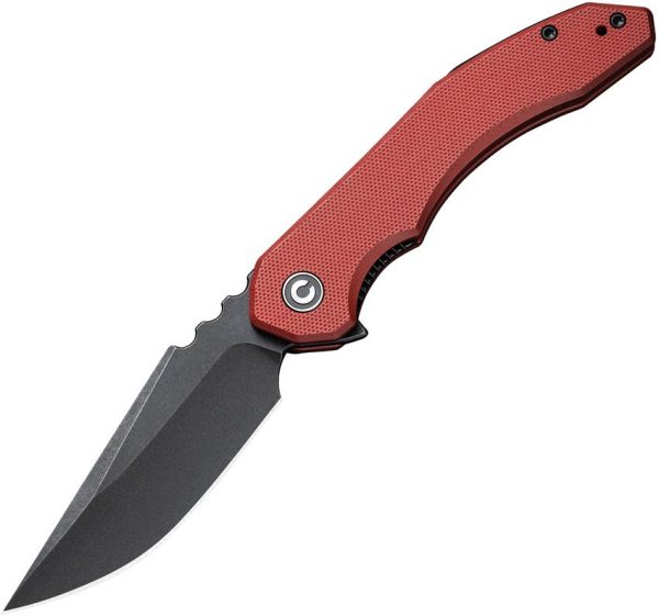 Civivi Bluetick Linerlock - Burgundy G10 Drop Point