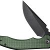 Civivi Bluetick Linerlock - Green Micarta Drop Point