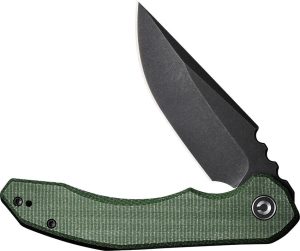 Civivi Bluetick Linerlock - Green Micarta Drop Point