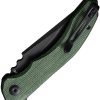 Civivi Bluetick Linerlock - Green Micarta Drop Point