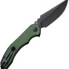 Civivi Bluetick Linerlock - Green Micarta Drop Point