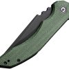 Civivi Bluetick Linerlock - Green Micarta Drop Point