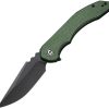 Civivi Bluetick Linerlock - Green Micarta Drop Point