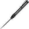Civivi Starflare Button Lock - Black Aluminum Nitro V