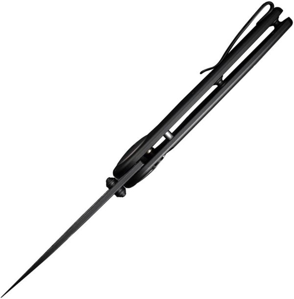 Civivi Starflare Button Lock - Black Aluminum Nitro V