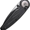 Civivi Starflare Button Lock - Black Aluminum Nitro V