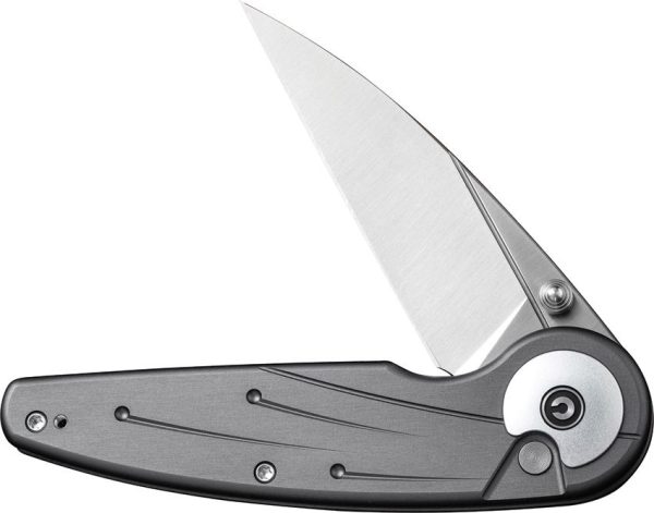 Civivi Starflare Button Lock - Gray Aluminum Nitro V