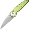 Civivi Starflare Button Lock Folding Knife - Lime Aluminum