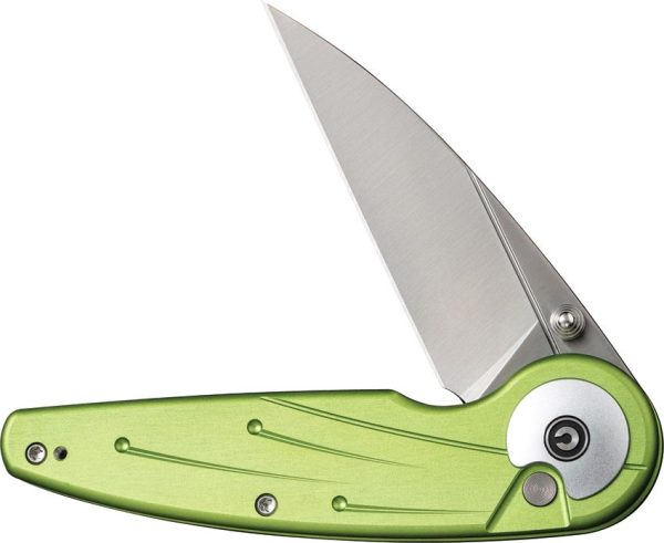 Civivi Starflare Button Lock Folding Knife - Lime Aluminum