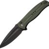 Civivi Incindie Button Lock Knife - OD Green G10
