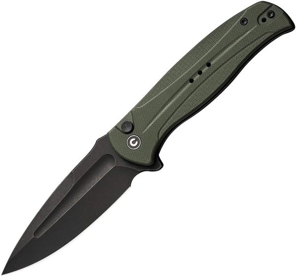 Civivi Incindie Button Lock Knife - OD Green G10