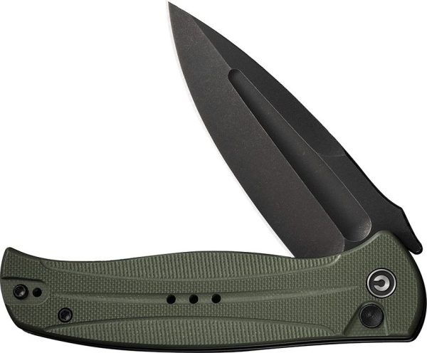Civivi Incindie Button Lock Knife - OD Green G10