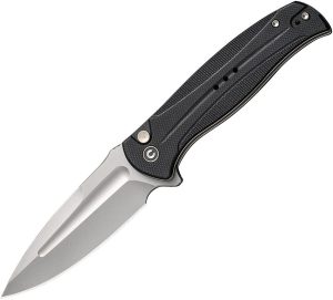 Civivi Incindie Stonewash Button Lock - Black G10