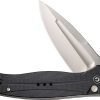 Civivi Incindie Stonewash Button Lock - Black G10