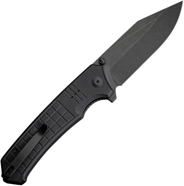 Civivi Tacticorix Linerlock Knife - Black G10 Handle