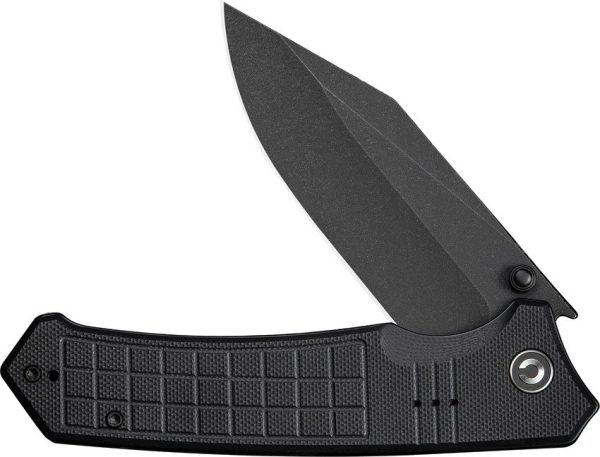 Civivi Tacticorix Linerlock Knife - Black G10 Handle
