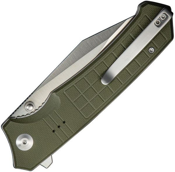 Civivi Tacticorix Linerlock Knife - Green G10 Handle